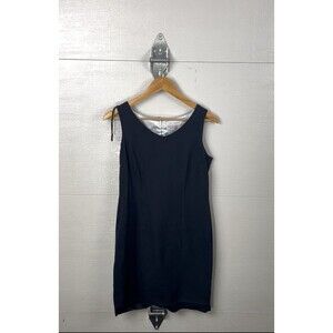 Halmode Petites Black Dress Size 8 Made In Malaysia